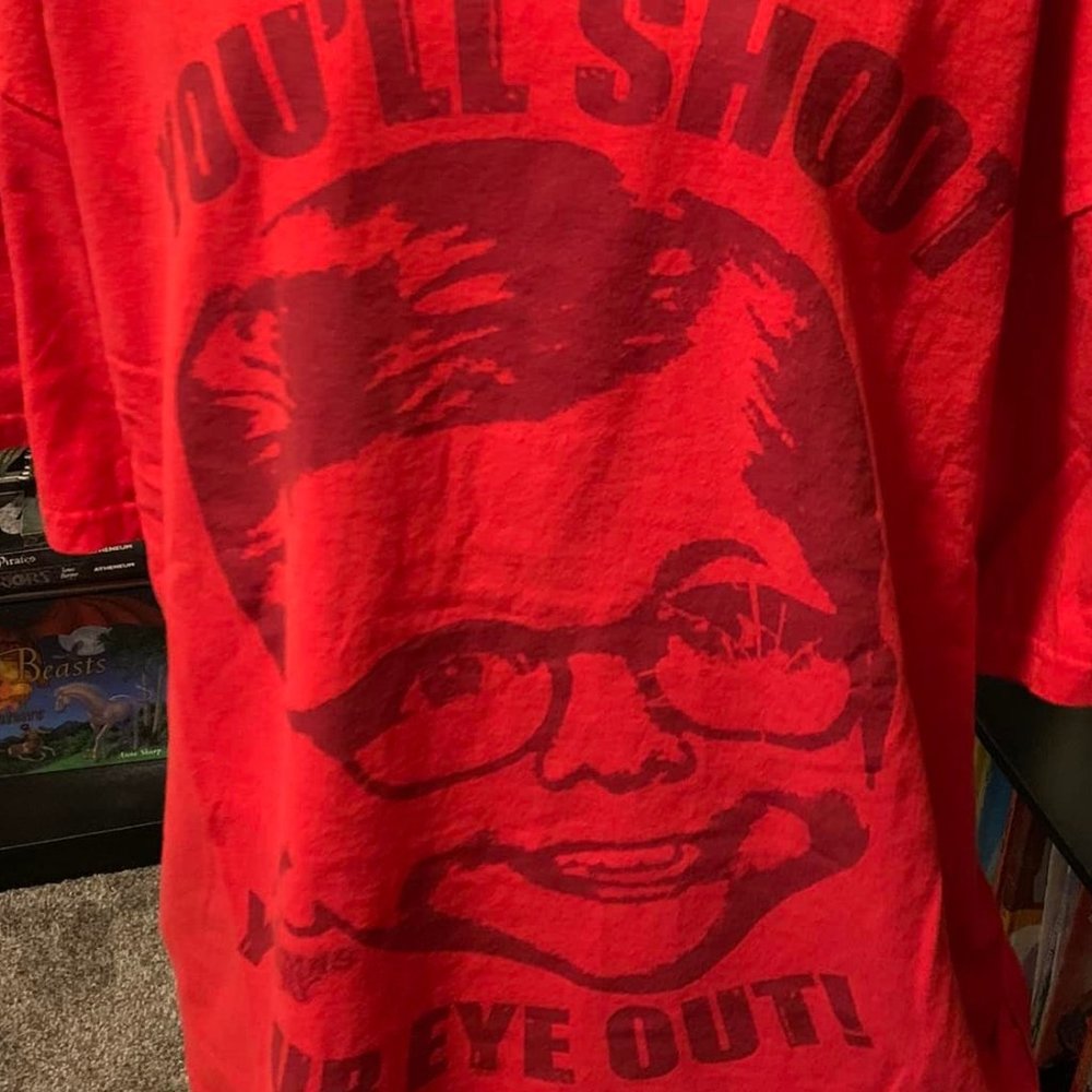 A Christmas Story Ralphie You'll Shoot Your Eye Out T-Shirt XL